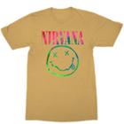 Merch Traffic Women's Nirvana Logo Short Sleeve Graphic T-shirt - Orange