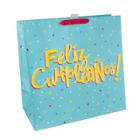Spritz Feliz Cumpleaos Print Gift Bag Blue -