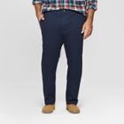Men's Big & Tall Regular Fit Hennepin Chino Pants - Goodfellow & Co Navy