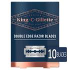 King C. Gillette Men's Double Edge Safety Razor Blades