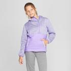 Girls' Half Zip Puffer Jacket - C9 Champion Purple