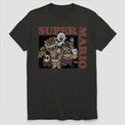 Men's Short Sleeve Nintendo Crew T-shirt - Vintage Black