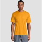 Hanes Men's Big & Tall Short Sleeve Cooldri Performance T-shirt -gold