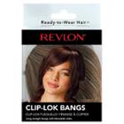 Revlon Ready-to-wear Hair Clip-lok Bangs- Frosted, Hair Extensions