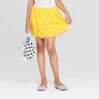 Girls' Eyelet And Tulle Reversible Skirt - Cat & Jack Yellow