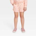 Girls' Waffle Paper Bag Shorts - Cat & Jack Orange
