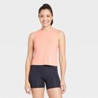 Women's Cropped Active Tank Top - All In Motion Heathered Orange