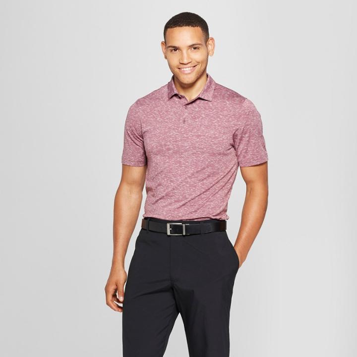 Men's Spacedye Polo Shirt - C9 Champion Purple Thistle