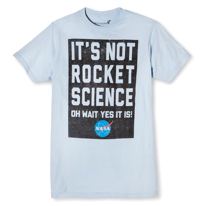 Cartoon Network Men's Nasa It's Not Rocket Science T-shirt