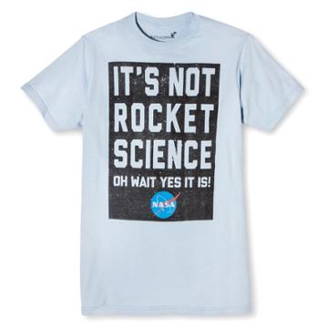 Cartoon Network Men's Nasa It's Not Rocket Science T-shirt