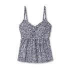 Women's Post-mastectomy Bralette Tankini Top - Kona Sol Black Xs, Women's,