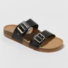 Women's Mad Love Wide Width Keava Footbed Sandal - Black 12w,