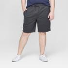 Men's Big & Tall 11.5 Inches Knit Lounge Shorts - Goodfellow & Co Charcoal