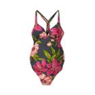 Maternity Floral Print Toss The Bouquet Knot Back One Piece Swimsuit - Isabel Maternity By Ingrid & Isabel S,