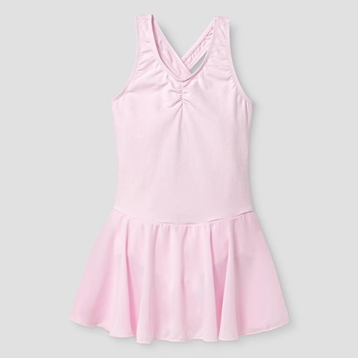 Girls' Danshuz Leotard - Pink M,
