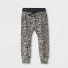 Toddler Boys' Hacci Pull-on Jogger Pants - Cat & Jack Heather Black