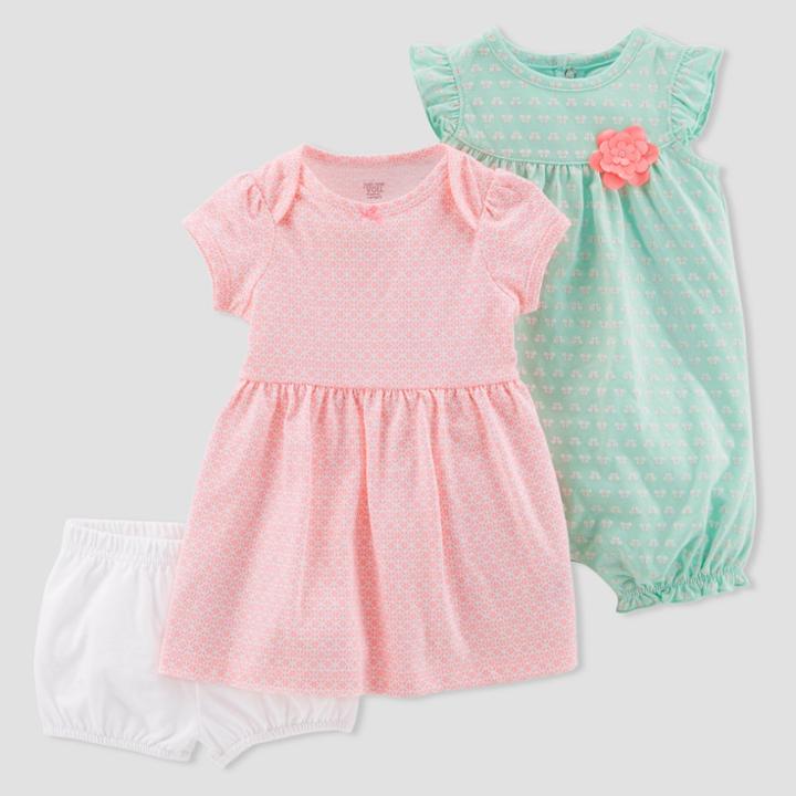 Baby Girls' 2pk Dress And Romper Set - Just One You Made By Carter's