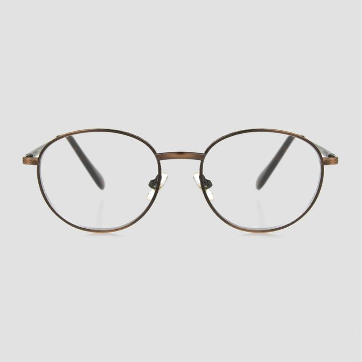 Women's Oval Reading Glasses - A New Day Brown/bronze, Bronze/brown