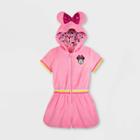 Girls' Disney Minnie Mouse Cover Up - Pink 3 - Disney