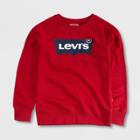 Levi's Toddler Boys' Logo Pullover Sweatshirt - Red