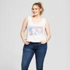 The Golden Girls Women's Golden Girls Plus Size Keep America Golden Swing Graphic Tank Top (juniors') White