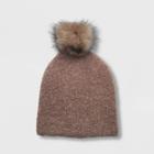 Women's Sherpa Beanie Hat - Universal Thread Pink One Size, Women's