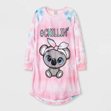 Jellifish Kids Girls' Koala Nightgown - Pink