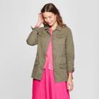 Women's Military Jacket - A New Day Olive (green)