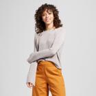 Women's Chunky Pullover Sweater - Mossimo Tan
