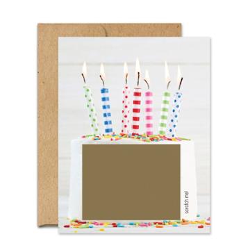 Great Papers! Candles Birthday Card,