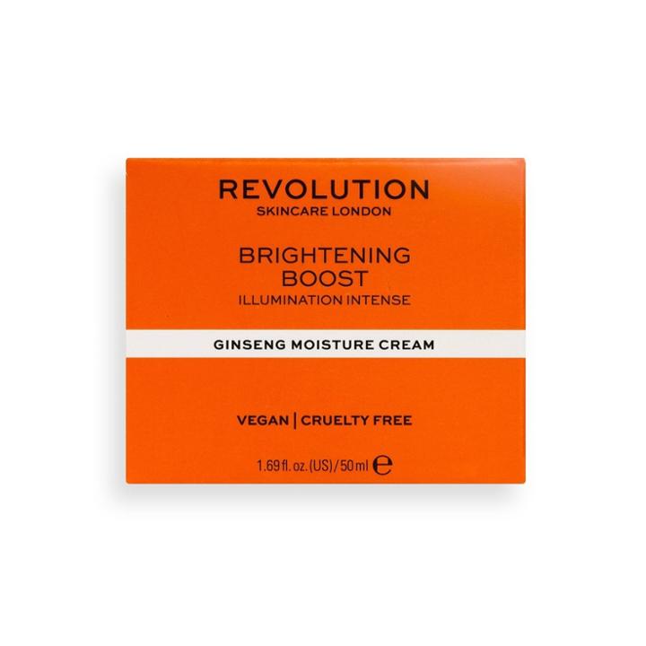 Revolution Beauty Skincare Brightening Boost Ginseng Moisture Cream