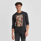 Well Worn Men's Diaspora Long Sleeve Crewneck T-shirt - Black S, Men's,