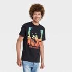 Men's Jimi Hendrix Ombre Short Sleeve Graphic T-shirt - Black
