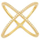 Tiara 0.32 Ct. T.w. Trend X Cubic Zirconia Ring In Black - 10, Girl's, Yellow
