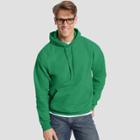 Hanes Men's Ecosmart Fleece Pullover Hooded Sweatshirt - Kelly Green