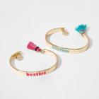 Girls' 2ct Emoji Cuff Bracelets - Cat & Jack,