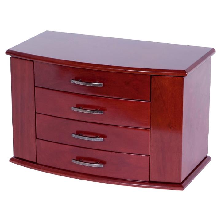 Mele Designs Sutton Women's Upright Jewelry Box-dark Burlwood Walnut, Size: