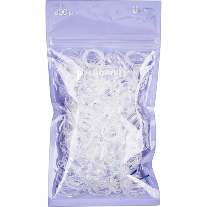 Scunci Medium Size Polybands - Clear