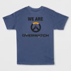 Mad Engine Boys' Overwatch Short Sleeve Graphic T-shirt - Denim Heather