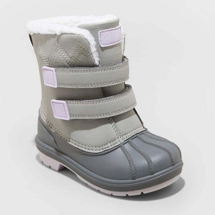 Toddler Denver Winter Boots - Cat & Jack Gray