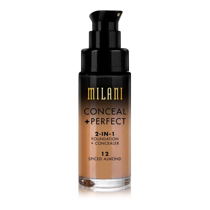 Milani Conceal + Perfect 2-in-1 Foundation 12 Spiced Almond