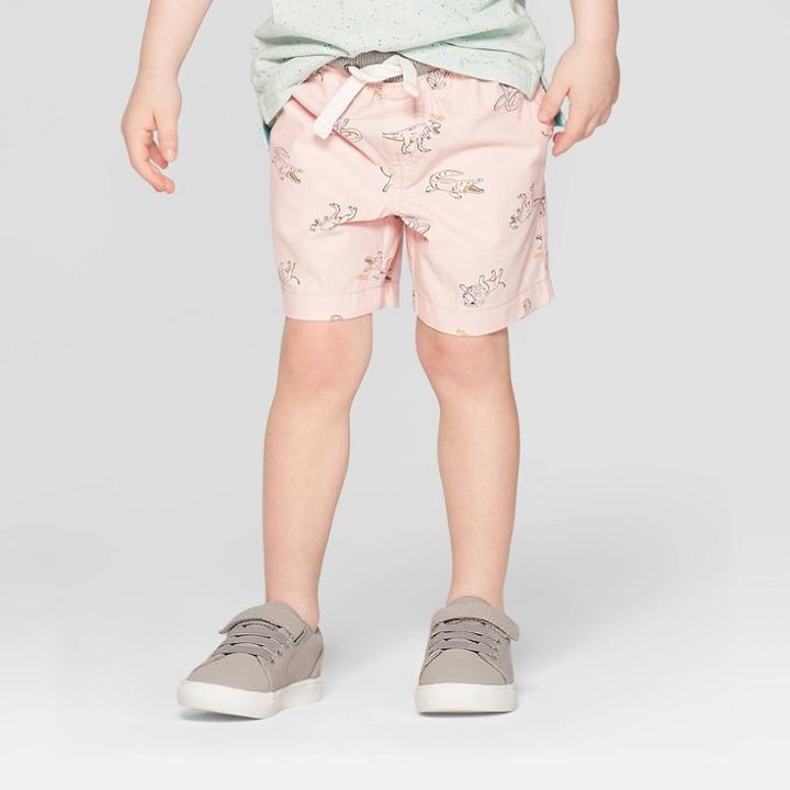 Toddler Boys' Animal Print Pull-on Shorts - Cat & Jack Pink