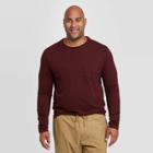 Men's Tall Standard Fit Long Sleeve Novelty T-shirt - Goodfellow & Co Red