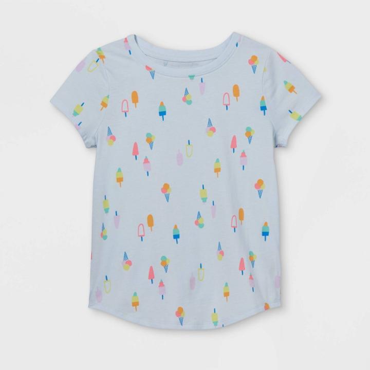Girls' Printed Short Sleeve T-shirt - Cat & Jack