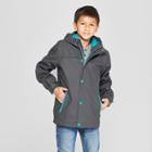 Boys' 3 In 1 Rain Jacket - Cat & Jack Charcoal
