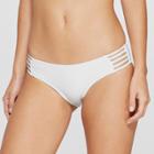 Women's Strappy Side Bikini Bottom - Xhilaration White