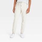 Men's Tall Pintuck Jogger Pants - Goodfellow & Co Light Taupe Mt,