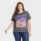 Grayson Threads Women's Plus Size Grand Canyon Short Sleeve Graphic T-shirt - Gray