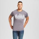 Men's Boston Skyline Short Sleeve Crew Neck T-shirt - Awake - Charcoal