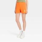 Women's Care Bears Graphic Lounge Shorts - Orange